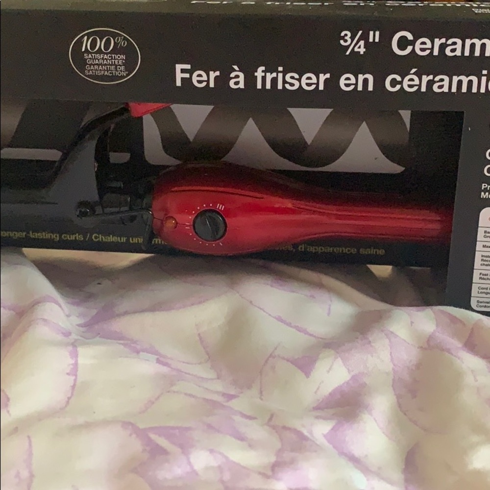 Ceramic curling iron
